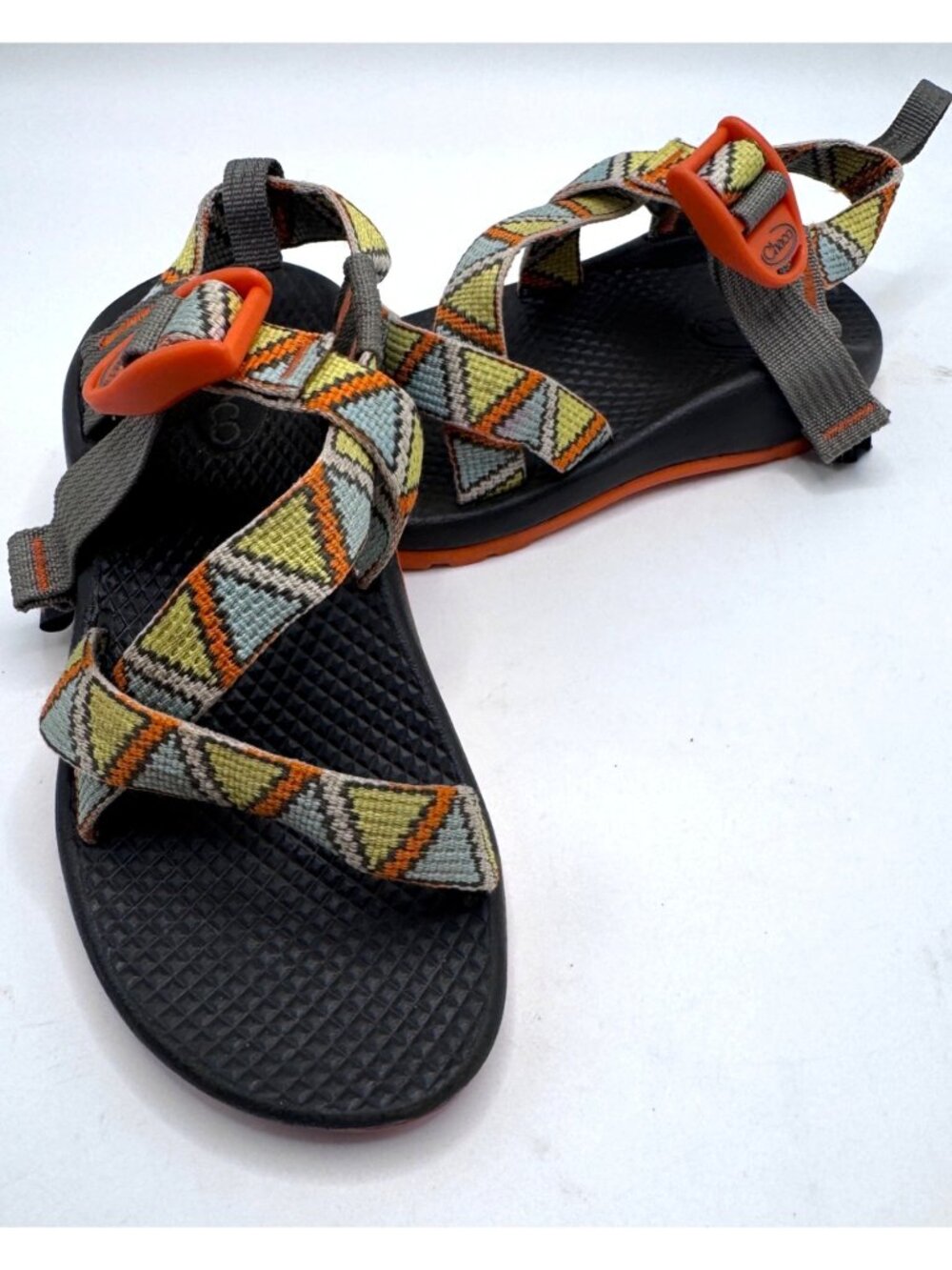 Chaco Kids ZX/1 EcoTread Sandals Adjustable Strap Size 12 Multicolor